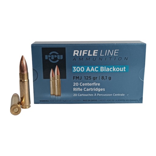 Cartouches Partizan calibre 300 Blackout - 125gr FMJ