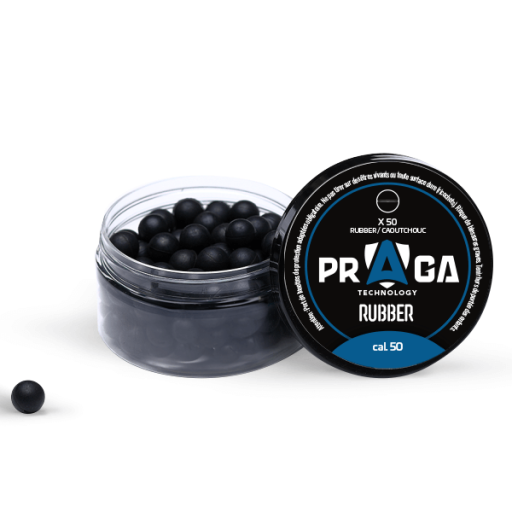 50 billes caoutchouc Praga - calibre 50