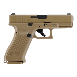Pack Pistolet Glock 19X Coyote Blowback - calibre 4,5mm BBs