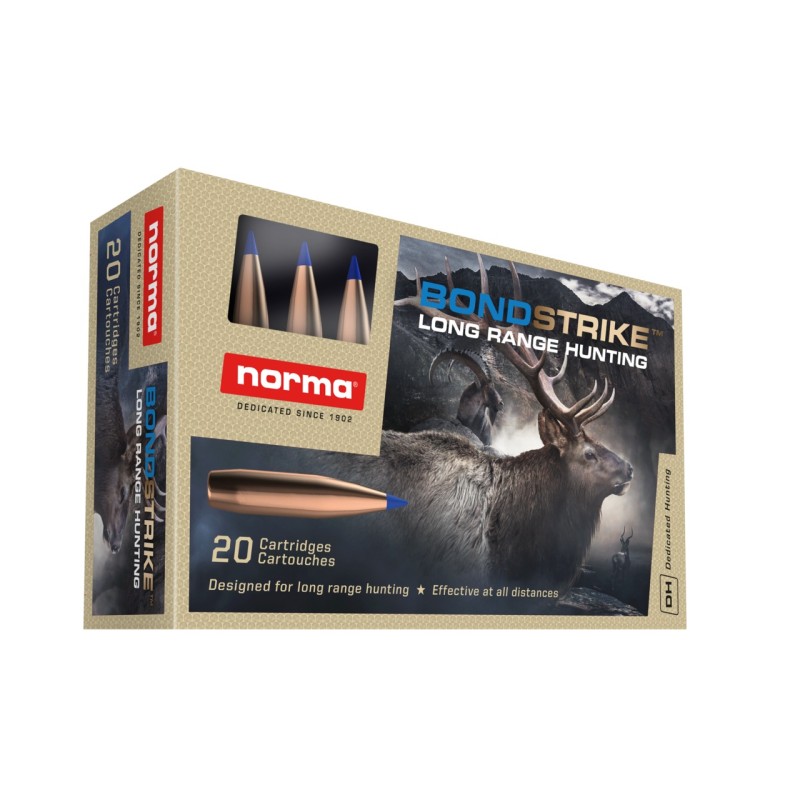 Cartouches Norma Bondstrike 180gr - calibre 300...