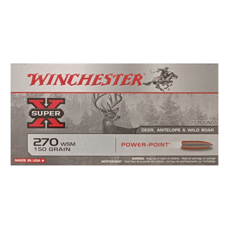 Cartouches Winchester PowerPoint 150gr -...