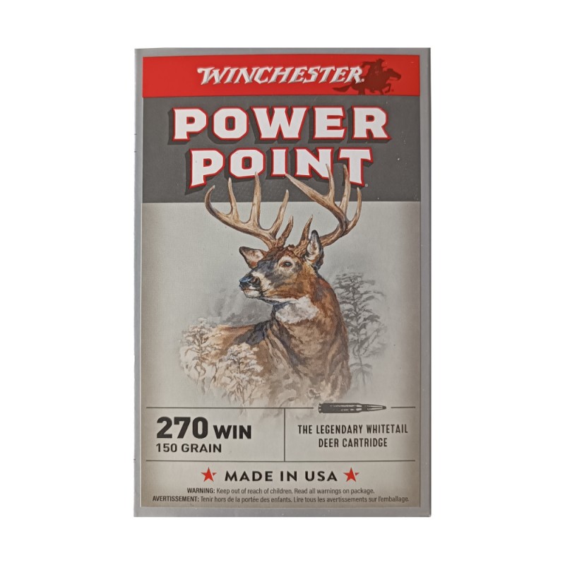 Cartouches Winchester PowerPoint 170gr -...