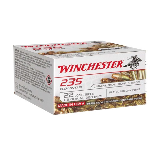 Munitions Winchester Super-X PHP 36gr - calibre 22 LR