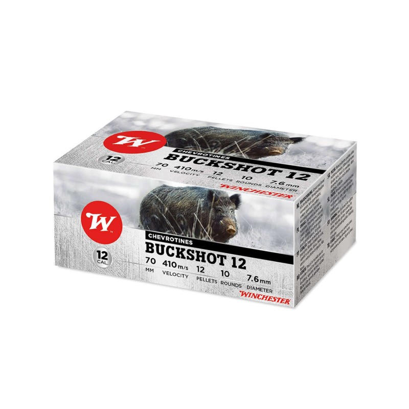 Chevrotines Winchester Buckshot 12 grains -...