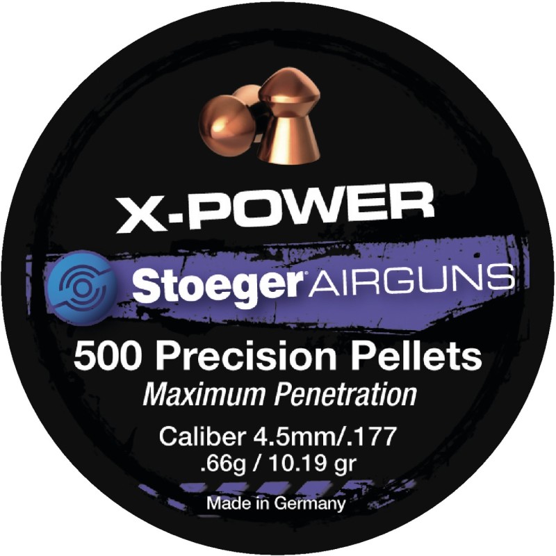Boîte de 500 plombs Stoeger X-Power - Calibre...