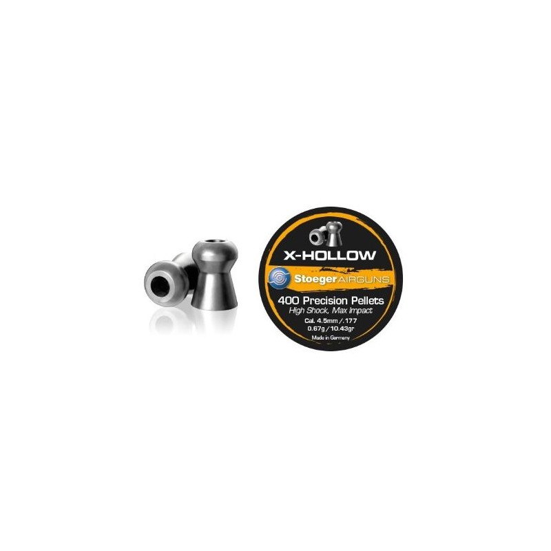 Boîte de 400 plombs Stoeger X-Hollow - Calibre...