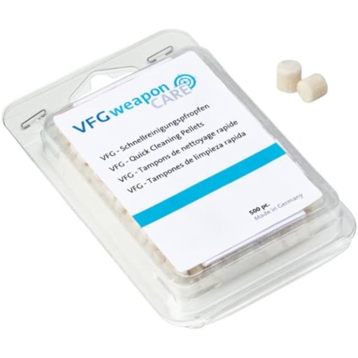 500 tampons de nettoyage VFG - Calibre 4,5 mm