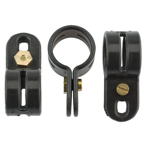 Bague d'attache oie Noir - 18 mm 2