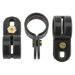 Bague d'attache oie Noir - 18 mm