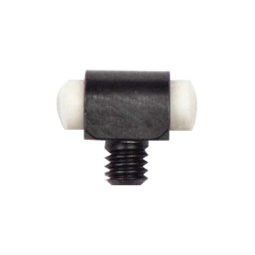 Guidon plein blanc à visser - 3 mm