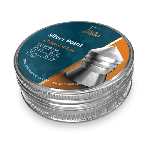 Boîte de 400 plombs pointus H&N - Calibre 4,5 mm