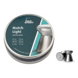 Boîtes de 500 plombs Match Light - Calibre 4,5 mm