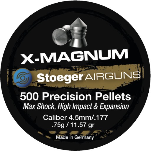 Boîte de 200 plombs Stoeger X-Magnum - Calibre 5,5 mm
