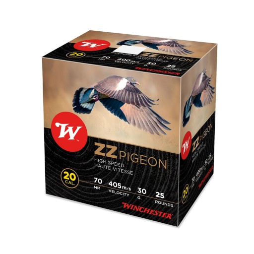 Cartouches Winchester ZZ Pigeon P5,5 - calibre 20/70