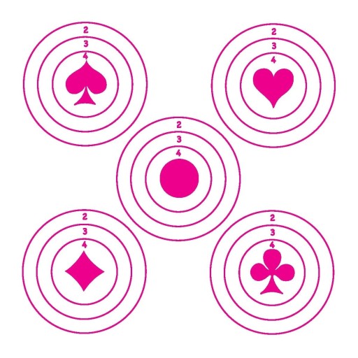 100 cibles papier Umarex 4AS - 14x14cm