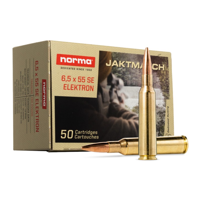 Munitions Norma Jaktmatch FMJ 124gr - calibre...