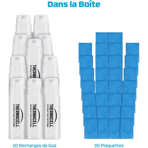 10 Recharges complète 120H pour Thermacell Patio Shield 2