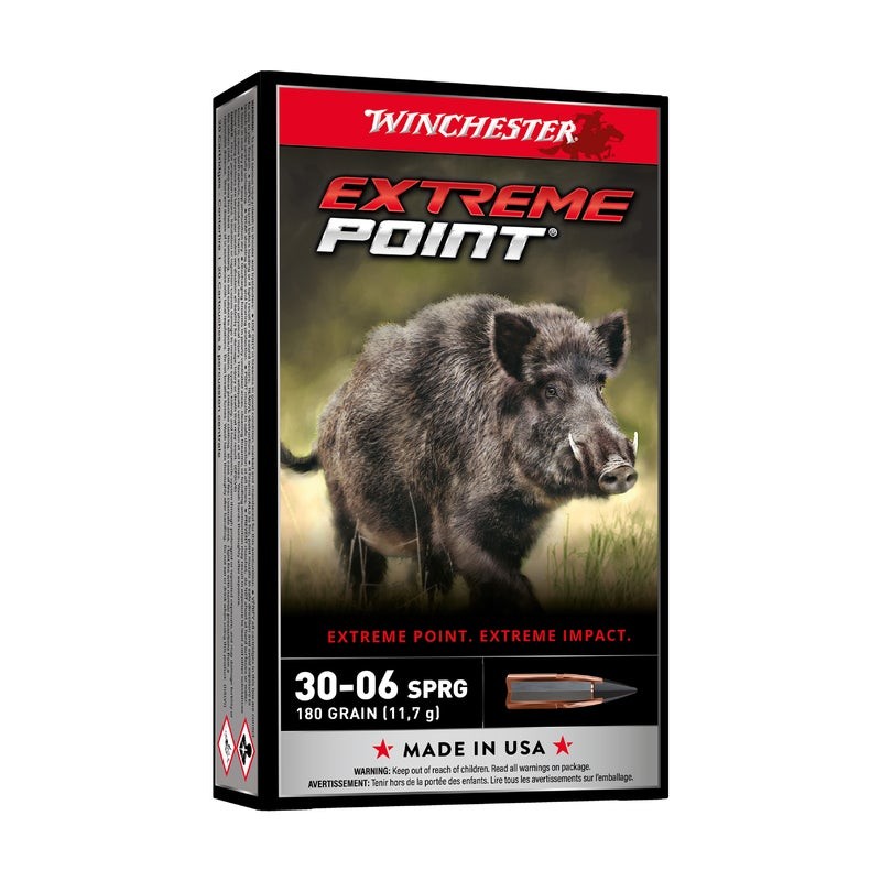 Cartouches Winchester Extreme Point 180gr - calibre 30-06 SPR