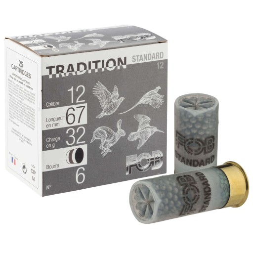 Cartouches FOB Tradition P10 - Calibre 12/67