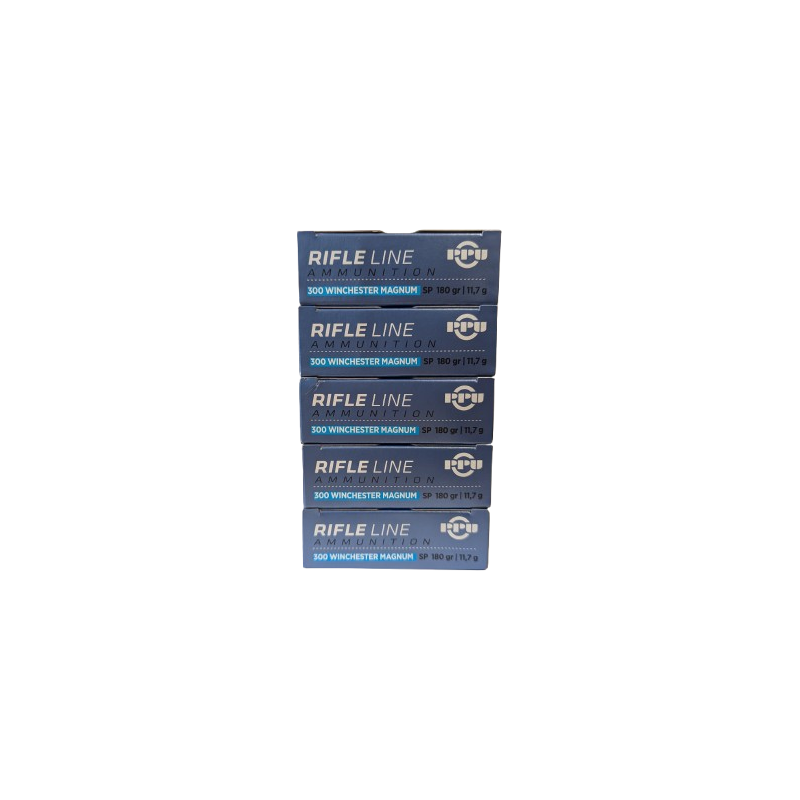 Boîte de 20 cartouches Partizan 300 Win Mag 180...