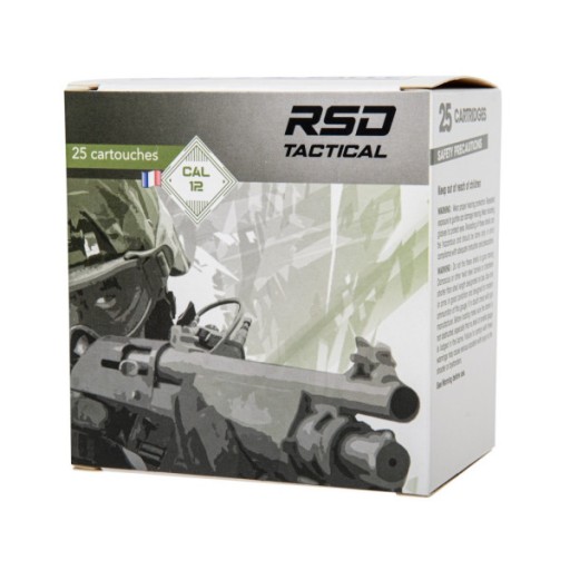 Cartouches RSD Tactical Chevrotines 9 Grains - calibre12/67