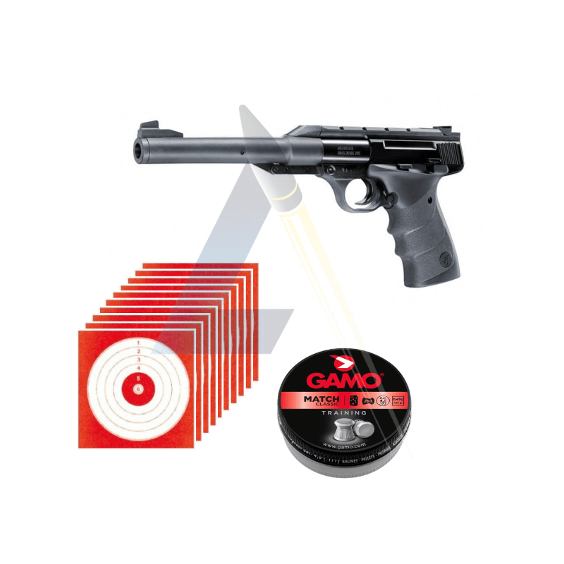 Pack Pistolet à plomb Browning Buckmark Umarex - CAL 4.5