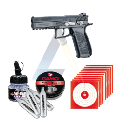 Pack Pistolet ASG CZ P09 - calibre 4.5