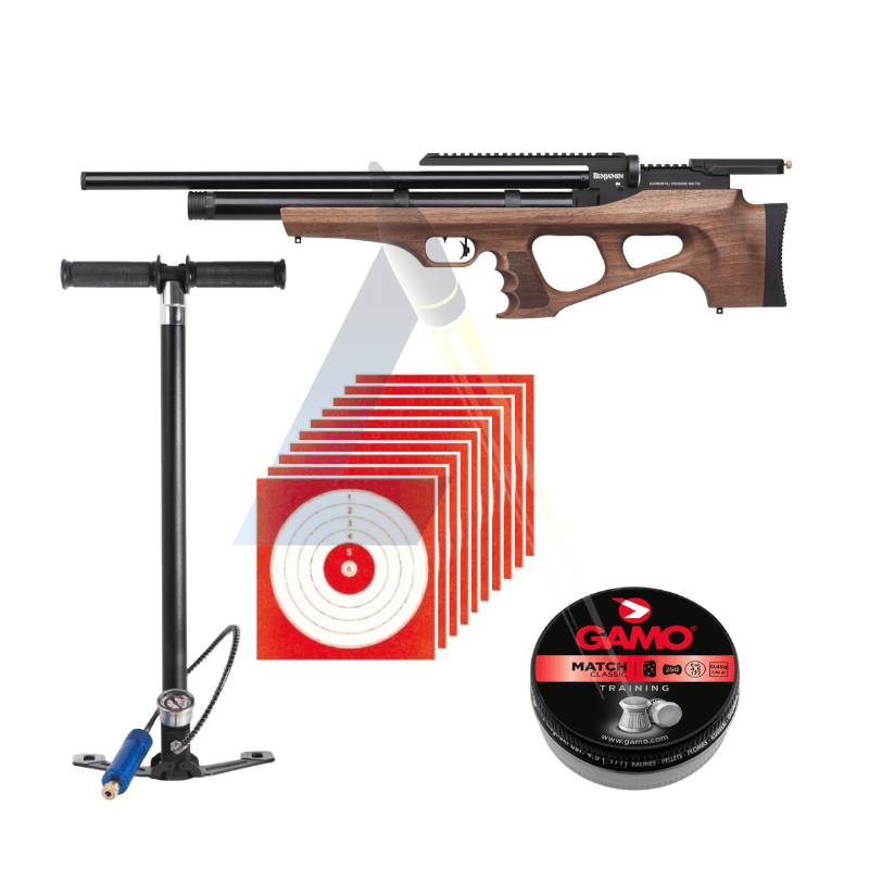 Pack Carabine PCP Crosman Akela 19.9J - calibre 4,5 mm