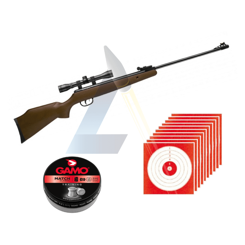 Pack Carabine Remington Express Bois - calibre 4.5mm