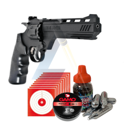 Pack Revolver Crosman Vigilante CO2 CAL  4.5 BB's et plombs