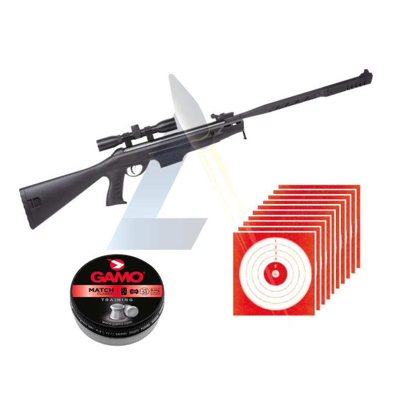 Pack Carabine Crosman Diamond Back Elite - calibre 4.5mm
