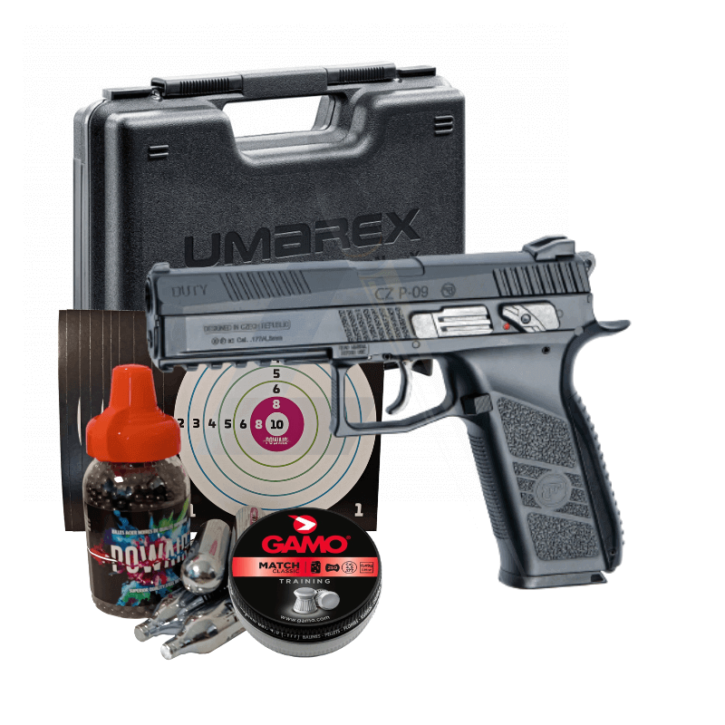 Pack complet Pistolet ASG CZ P09 - calibre 4.5
