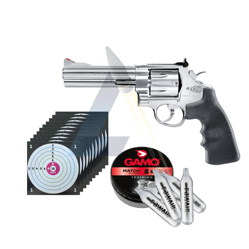 Pack Revolver S&W 629 5" - calibre 4.5mm