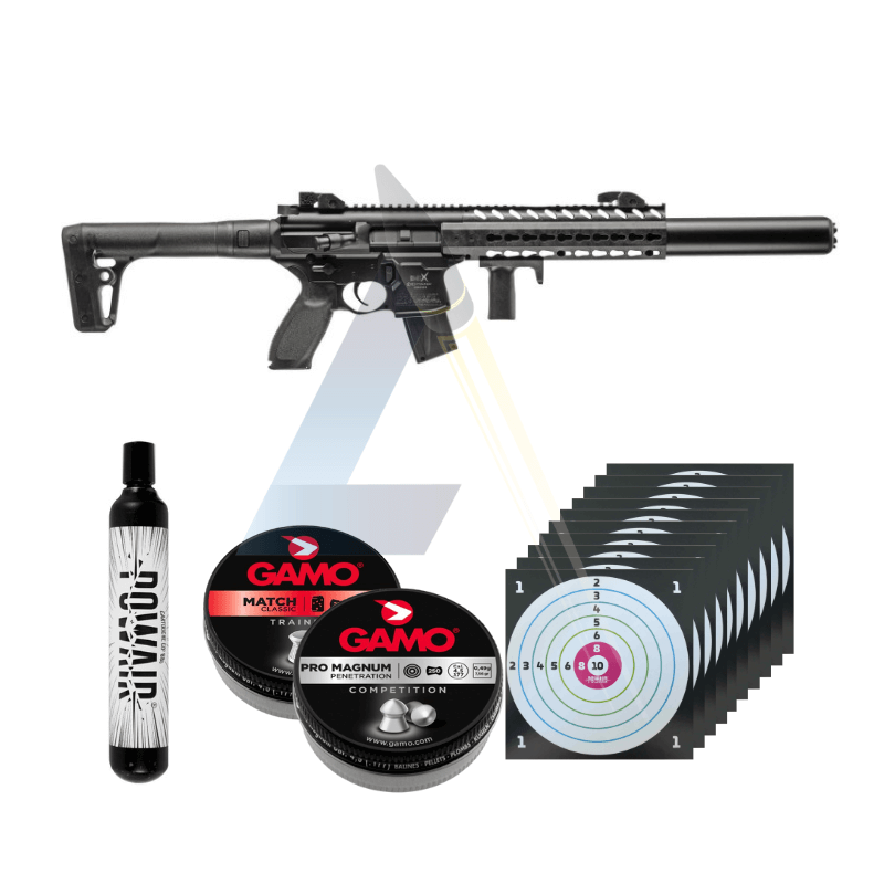 Pack Carabine Sig Sauer MCX Noir - calibre 4.5mm