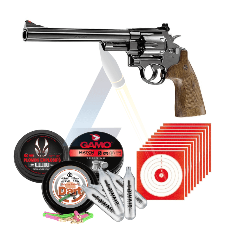 Pack FUN Revolver Umarex S&W M29 8 3/8"- calibre 4.5mm