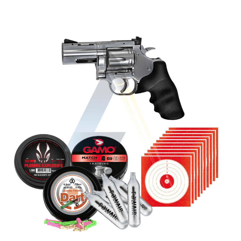 Pack FUN Revolver ASG Dan Wesson 715 2.5" - calibre 4.5mm