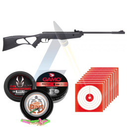 Pack FUN Carabine à Plomb Crosman Inferno - CAL 4.5