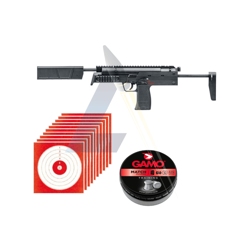 Pack Pistolet Heckler & Koch MP7 SD - calibre 4.5mm