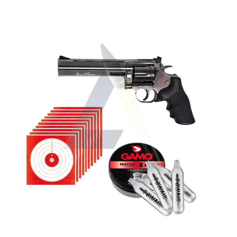 Pack Revolver ASG Dan Wesson 715 6" - calibre 4.5mm