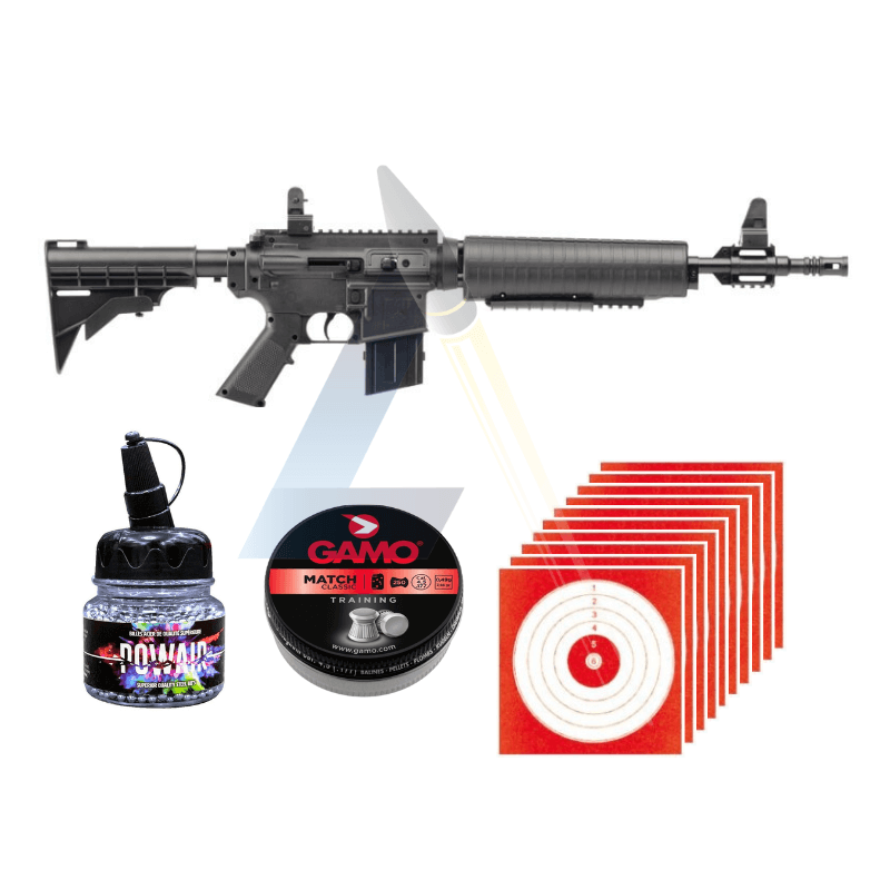 Pack Carabine Crosman M4-177 - calibre 4.5mm