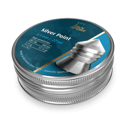 Boîte de 200 plombs H&N Silver Point - calibre 5,5mm