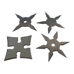 Lot d'étoiles de jet avec étui