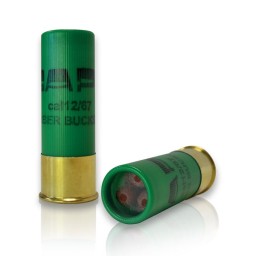 25 cartouches Gomm-Cogne Chevrotine - calibre 12/67