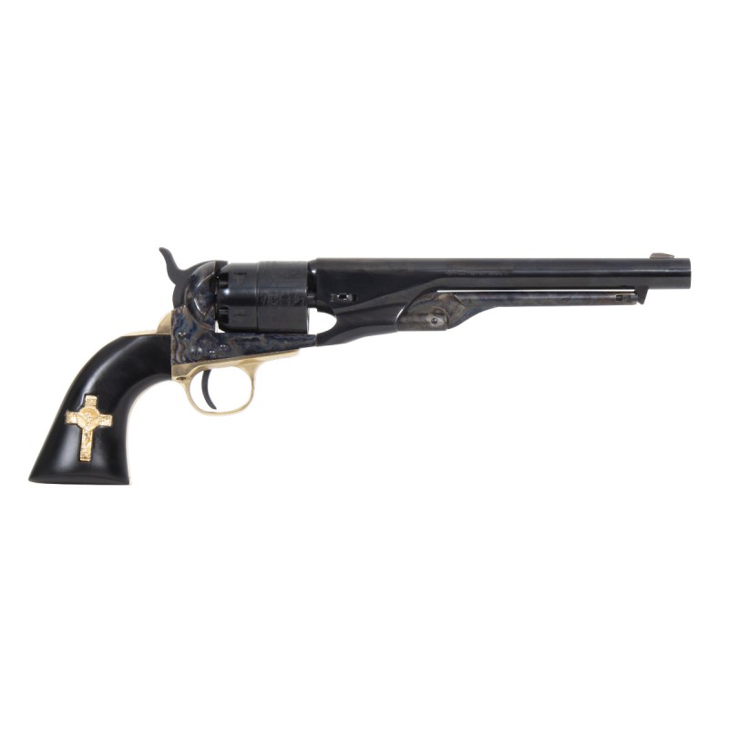 Revolver Pietta 1860 Army Fascetta Sott Ottone Crocifissio cal 44 - CASFO44VBCRS