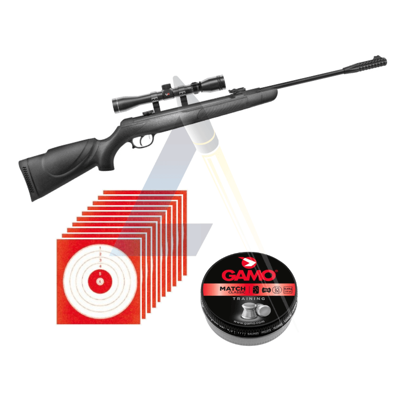 Pack Carabine Elite Bravo 19,9J - calibre 4,5mm
