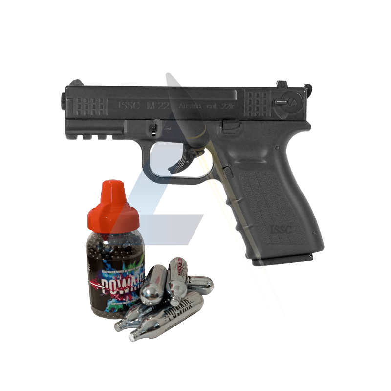 Pack Pistolet ASG ISSC M22 - calibre 4,5mm BBs