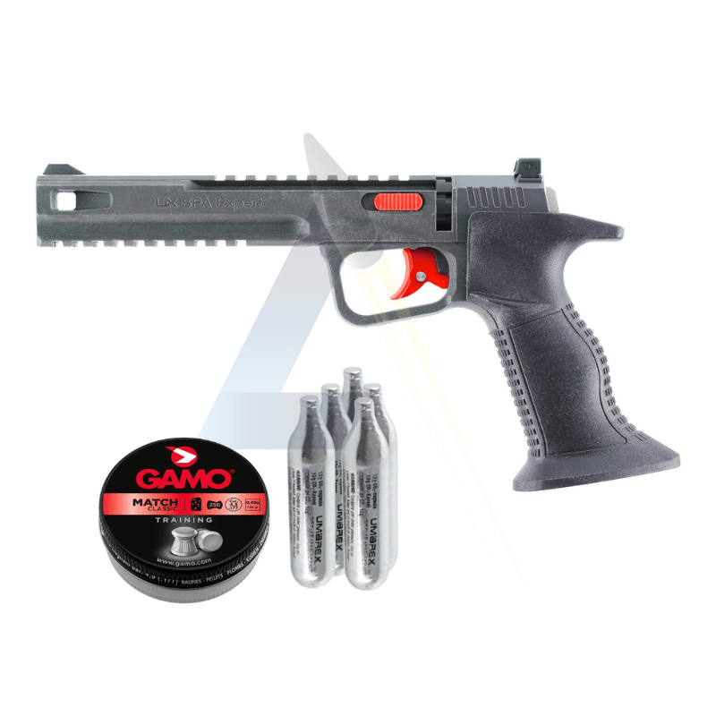 Pack Pistolet Umarex SPA Expert 3J - calibre 4,5mm