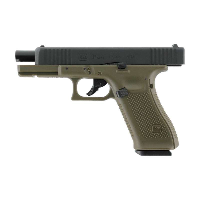 Pack Pistolet Glock 17 Gen5 Battlefield Green...