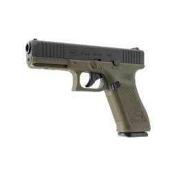 Pack Pistolet Glock 17 Gen5 Battlefield Green 3J - calibre 4,5mm BBs