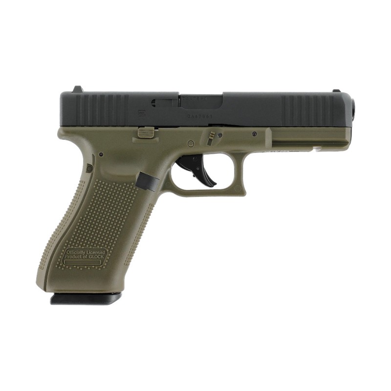 Pack Pistolet Glock 17 Gen5 Battlefield Green...